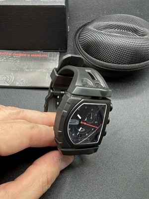 Oakley Fuse Box Stealth Black/Black Dial Watch 26-300 | eBay