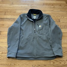 Carhartt Crowley Jacket Size Large Fleece Lined Rain Defender Soft Shell