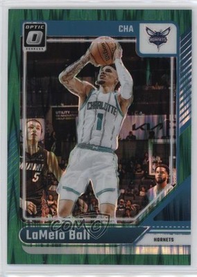 2024-25 Panini Donruss Optic Green Shock Prizm 69/149 LaMelo Ball #172 1f60