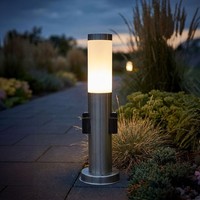 Led Standleuchte AußEnlampe Garten Wegelampe Edelstahl SäUle Stromverteiler