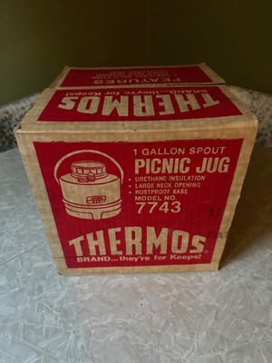 NOS Thermos 7743 1 Gallon Spout Picnic Jug Unopened Box