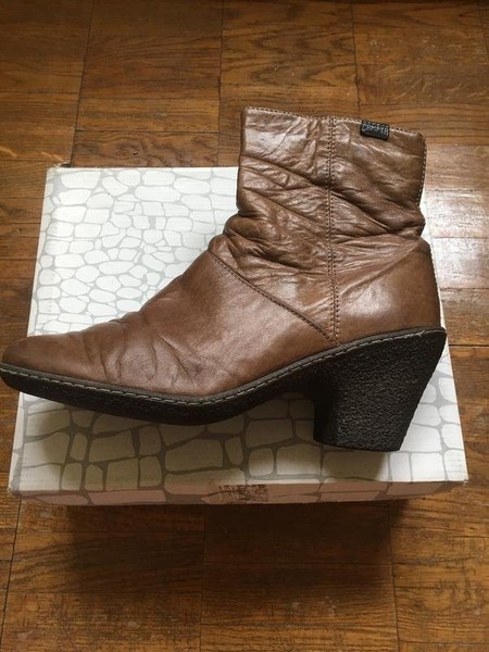 Women Camper Boots Brown Leather 41