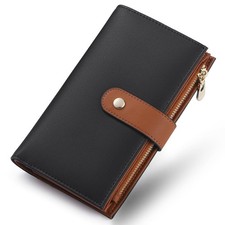 Wallet Women RFID Blocking Multi Cards Wallet Credit Card Holder for Women La...