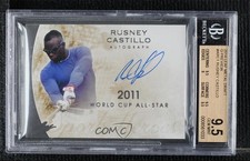 2014 Leaf Q Sports Heroes Auto Rusney Castillo #A-RC1 BGS 9.5 GEM MINT Auto 5e9