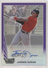2020 Leaf Metal Draft 1990 Purple Rainbow 8/25 Jarren Duran #LA-JD3 Auto uk2