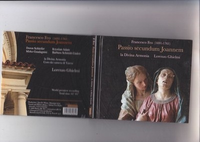 cd PASSIO SECONDUM Joannem Francesco Feo La Divina Armonia