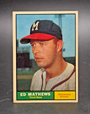 1961 Topps #120 Eddie Mathews HOF EX-MT/NM SHARP! NICE! TOUGH! Milwaukee Braves!