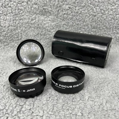 Japan Optics Camera Lens Set Wide Angle Focus Distance Telephoto HD AF35ML 2