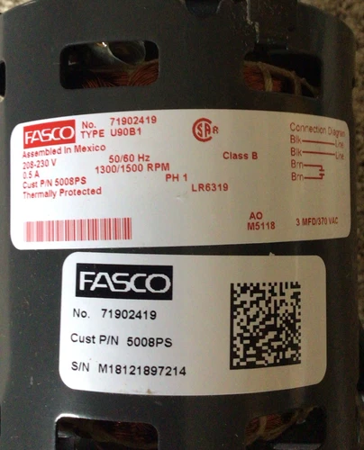 Interlink HEATCRAFT Evaporator Fan Motor 5008PS / 5008PS (BRAND NEW OPEN BOX)