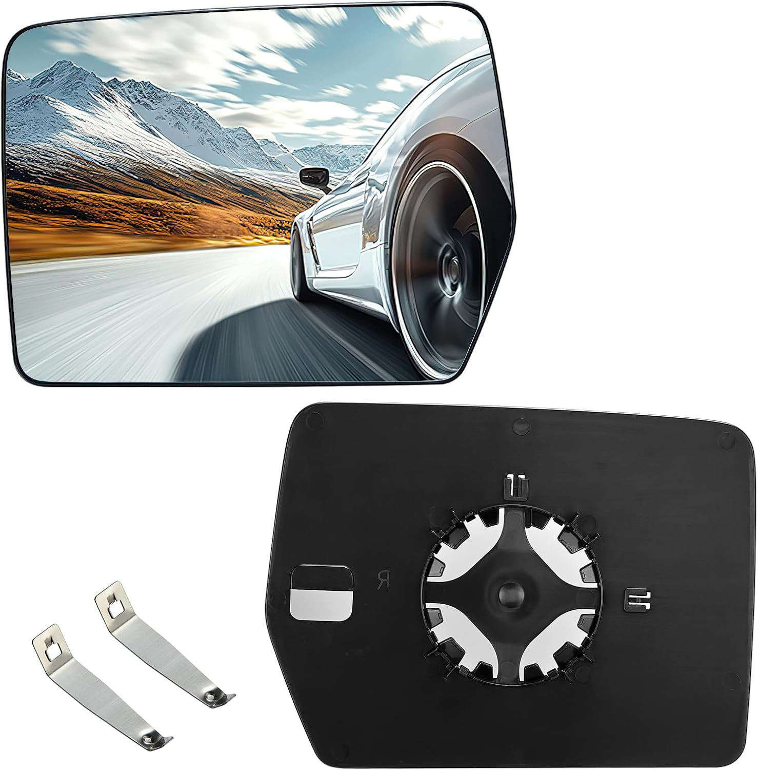 2004-2010 F-150 Driver Left Side Mirror Glass–Compatible Replacement