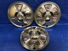 Rare Vintage Set Of 3 197576 Mazda 13 Hubcaps 1300 808 818 Rx3 Rare Vintage Set Of 3 197576 Mazda 13 Hubcaps 1300 808 818 Rx3