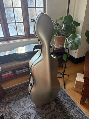 STROBEL  4/4 Acoustic Cello Brown  w/ Hard Case