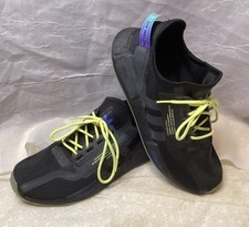 adidas NMD_R1 V2 Black Sonic Ink Men's Running Shoes Size 9.5 #GY8282 Preowned