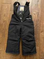 Arctix Kids Insulated Winter Ski Snow Pants Size Infant 18 Months Black