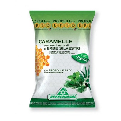 Specchiasol E.P.I.D.  Silvestri Propolis Herbal Candies, 24 Pieces