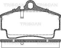 Triscan Bremsbelagsatz, Scheibenbremse 8110 29170 FüR Audi Seat Skoda VW