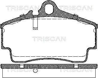 Triscan Bremsbelagsatz, Scheibenbremse 8110 29170 FüR Audi Seat Skoda VW-image