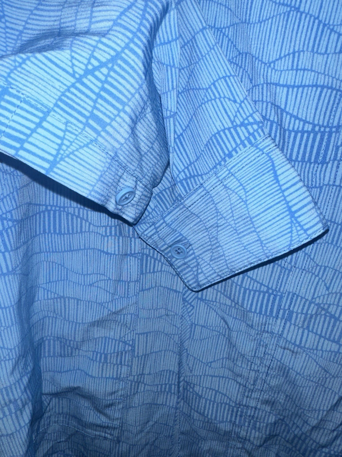 Shore To Summit Sun Protection Dress Blue Sea Mist Outdoor Dress Size L