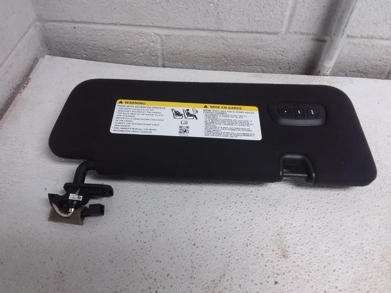 2023 MASERATI GRECALE Driver Left Side Black Cloth Sun Visor W/Lighted Mirror