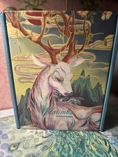 Kalimba Thumb Piano Finger 17 Keys Wooden Metal Brown Exquisite Rare Collection