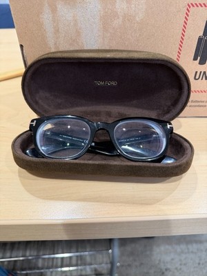 Tom Ford FT5807-B 001 Shiny Black Men's Eyeglasses 50mm w/ Original Case