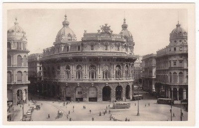 GENOA - PIAZZA DE FERRARI E BORSA - F.TO P. -34176-