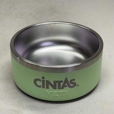 YETI Boomer Dog Bowl HAS "CINTAS" Branding 4 Cup 32 oz Key Lime 4550