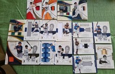 L@@K  MLB 17 CARD LOT PATCHES  STARS NATIONAL TREASURES IMMACULATE
