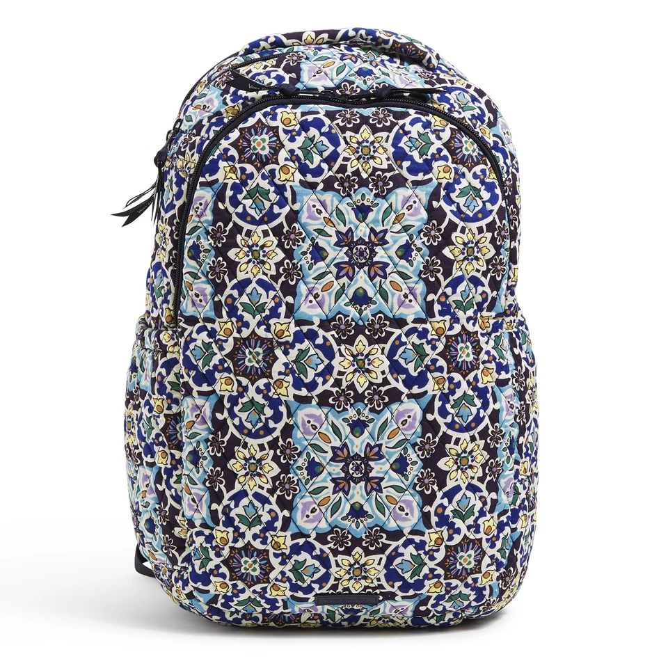 Vera Bradley Women's Outlet Cotton Travel Backpack NWT