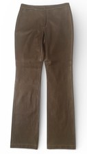 Vtg Ralph Lauren Sport Mercer 10 Brown Lamb Leather Pants New Old Stock 898