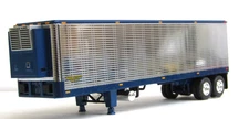 DCP chrome/blue Great Dane 40ft tandem axle reefer trailer new no box 1/64