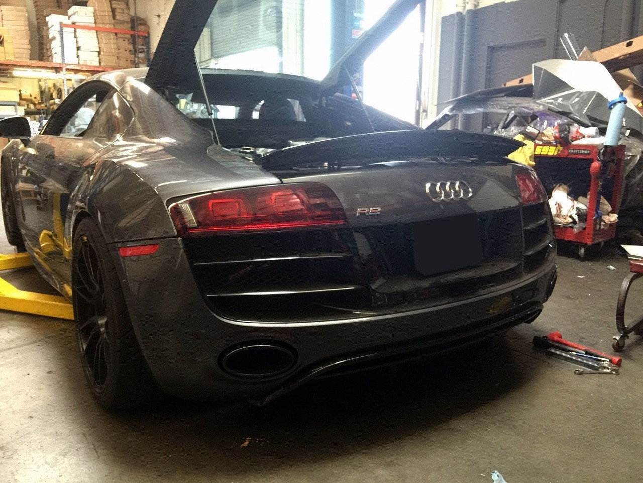 REV9 3" Cat-Back FLowMaxx Stainless Steel Exhaust For Audi R8 T42 5.2L V10 09-15