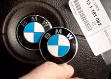 36131181082 45mm 1.77in Fit For Bmw 1 3 5 6 7 X5 8 Steering Wheel Emblem Badge