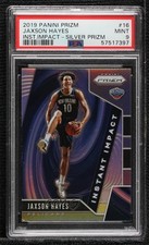 2019-20 Panini Prizm Instant Impact Silver Jaxson Hayes #16 PSA 9 MINT 0c3