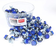Chris Products 60-1345 CH150B MINI-REFLECTORS BLUE 150/PK