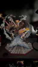 One Piece Monkey D. Luffy Gear 4 Figure Statue w/ Effect Base Smoke