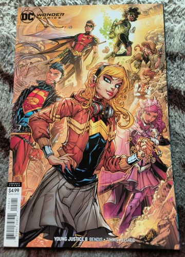 YOUNG JUSTICE # 8 NM 2019 JONBOY MEYERS VARIANT ! BRIAN MICHAEL BENDIS !