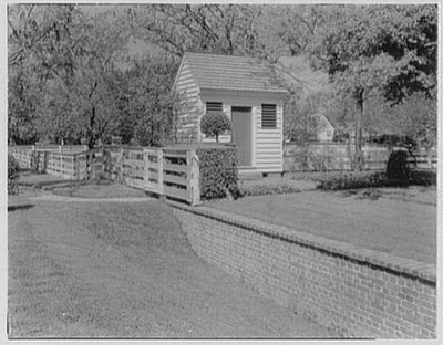 Photo:Williamsburg, Virginia, Chiswell-Bucktrout. Ha-ha