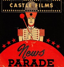16mm Film   Castle Films News Parade 1945 Sound Version