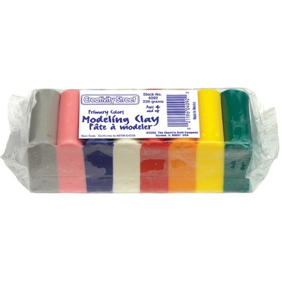 6 Pack Creativity Street Modeling Clay 220g-Bright Hues 4092