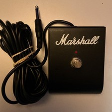Marshall Single Button Footswitch with LED Like New Not Brand New But Very Great