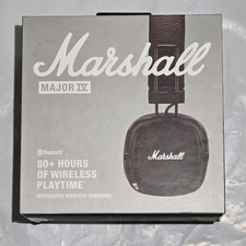 Marshall Major IV 80 Hours of Wireless Playtime Brown Open box SHIPS FREE
