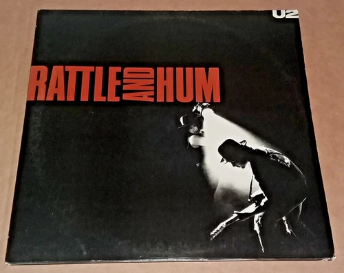 U2-Rattle And Hum, Original 1988 UK Double Vinyl LP (U 27) Gatefold sleeve