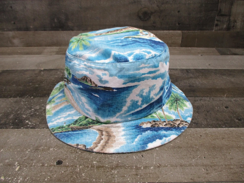 Reyn Spooner ведро шляпа мужская S/M синий гавайский серфинг пляж ограниченного выпуска - Изображение 4 из 4
