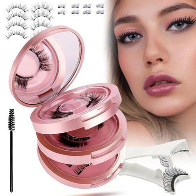 Magnetische Wimpern 3D Magnetic Eyelashes Set mit Professional Eyeliner Magnet