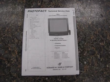 Sams Photofact 4251 Technical Service Manual for RCA F27243BCTX1, F25216BCTX1