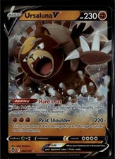 Ursaluna V 102/195 SWSH12: Silver Tempest Ultra Rare Holo Pokemon TCG NM