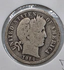1914 D Barber Silver Dime -DT31L