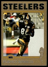 2004 Topps #221 Plaxico Burress Gold #/499