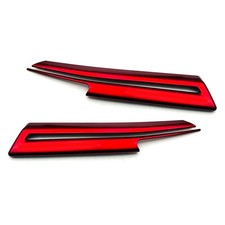 Fit for Subaru Crosstrek XV 21-23 Front Bumper Center Hood Grill Strip Trim 2pc